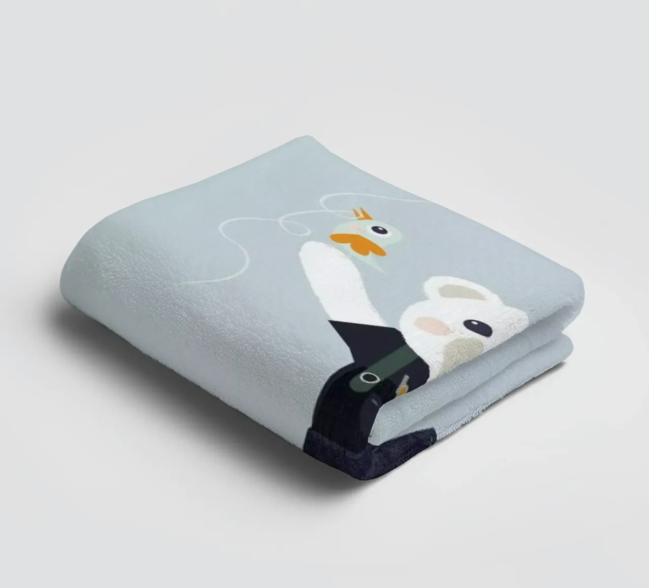 Nibbio dell'orso asciugamano da bagno da JaySan Studio