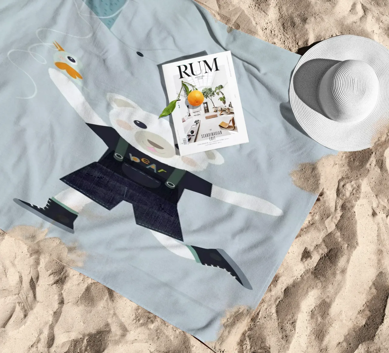 Nibbio dell'orso telo mare da JaySan Studio