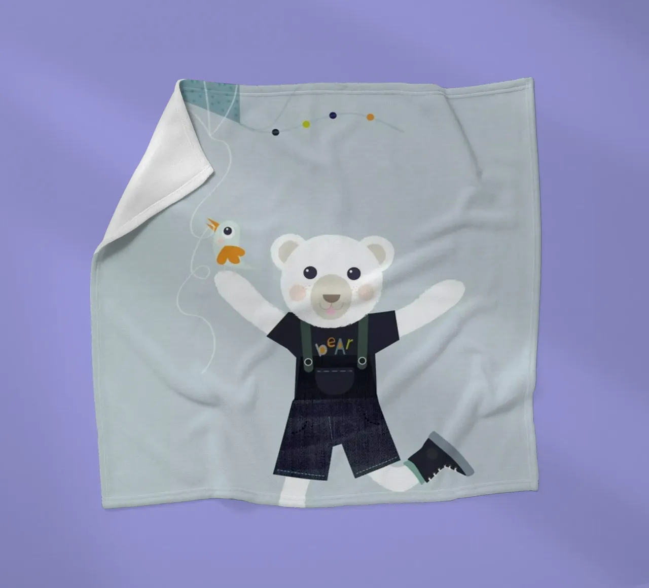 Nibbio dell'orso coperta in pile da JaySan Studio