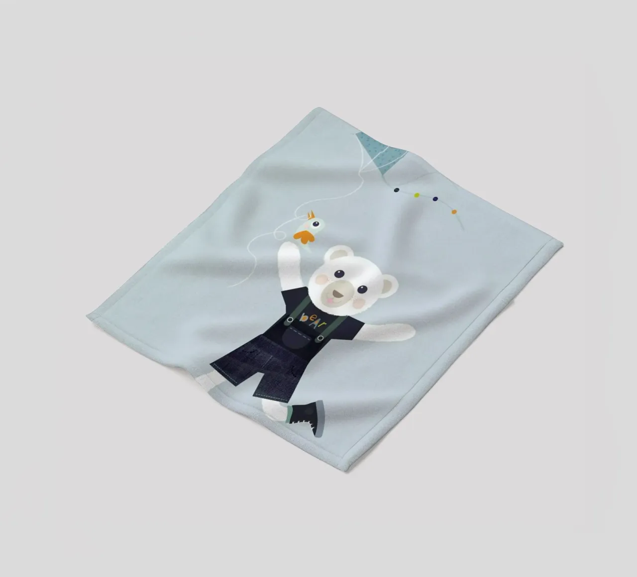 Bear Kite coperta in pile da JaySan Studio