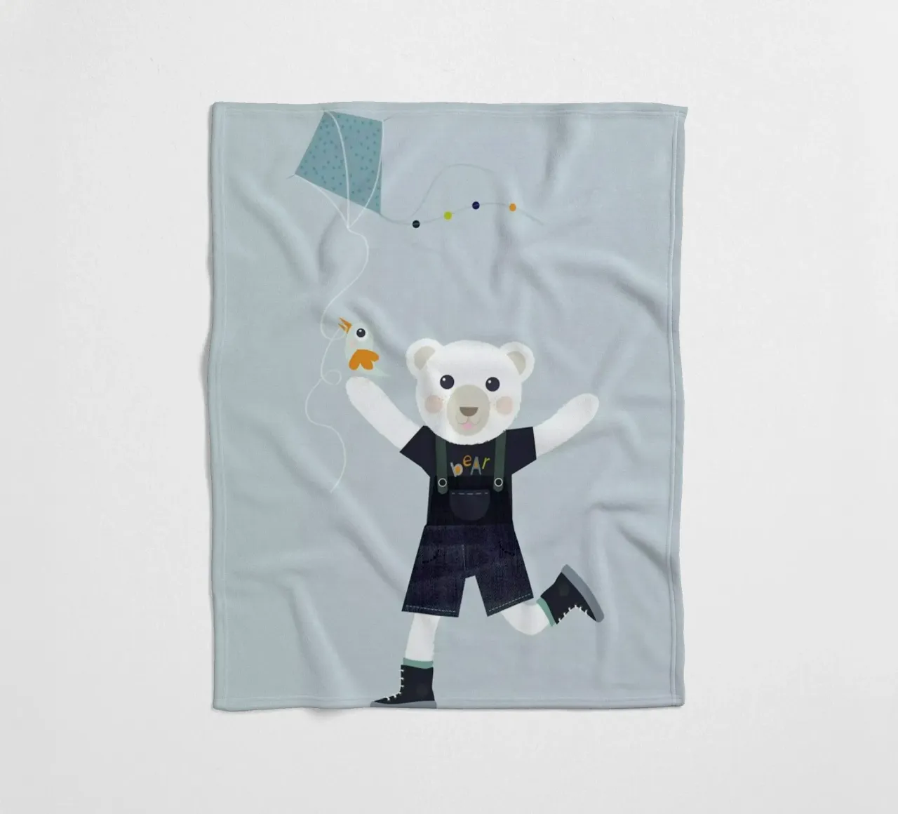 Bear Kite coperta in pile da JaySan Studio