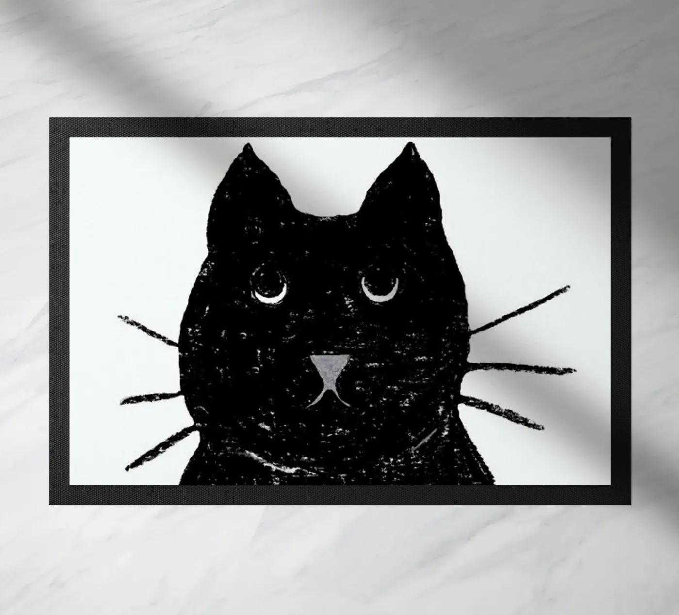 Innocent Cat doormat by Atelier Mave