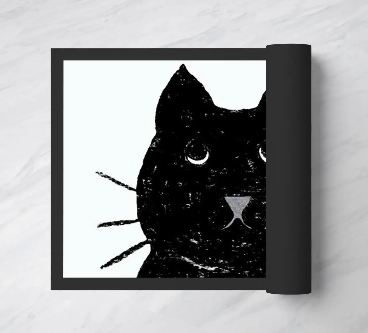 Innocent Cat doormat by Atelier Mave