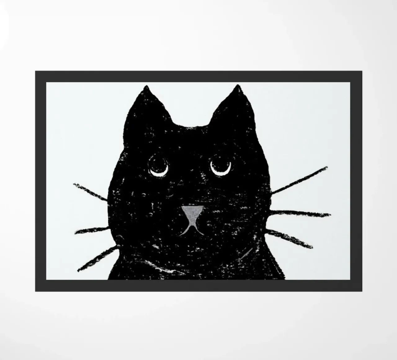 Innocent Cat doormat by Atelier Mave