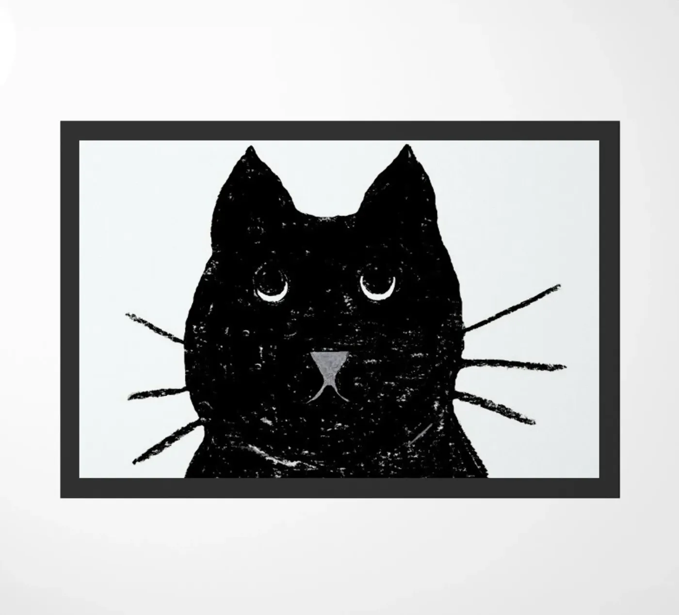 Innocent Cat doormat by Atelier Mave