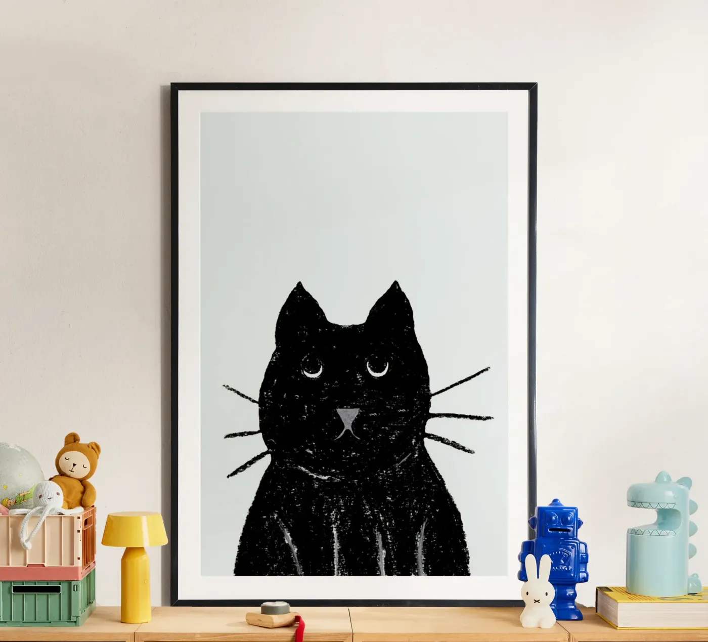 Innocent Cat poster van Atelier Mave