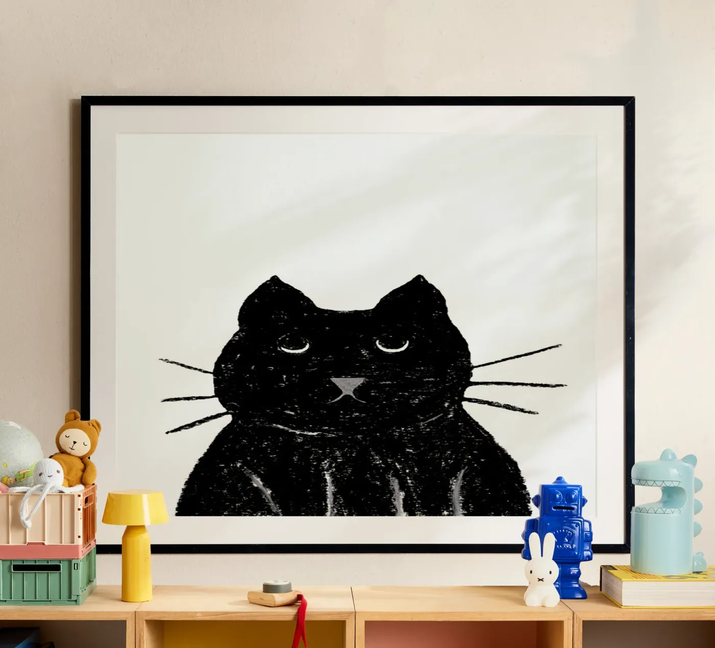 Innocent Cat poster van Atelier Mave