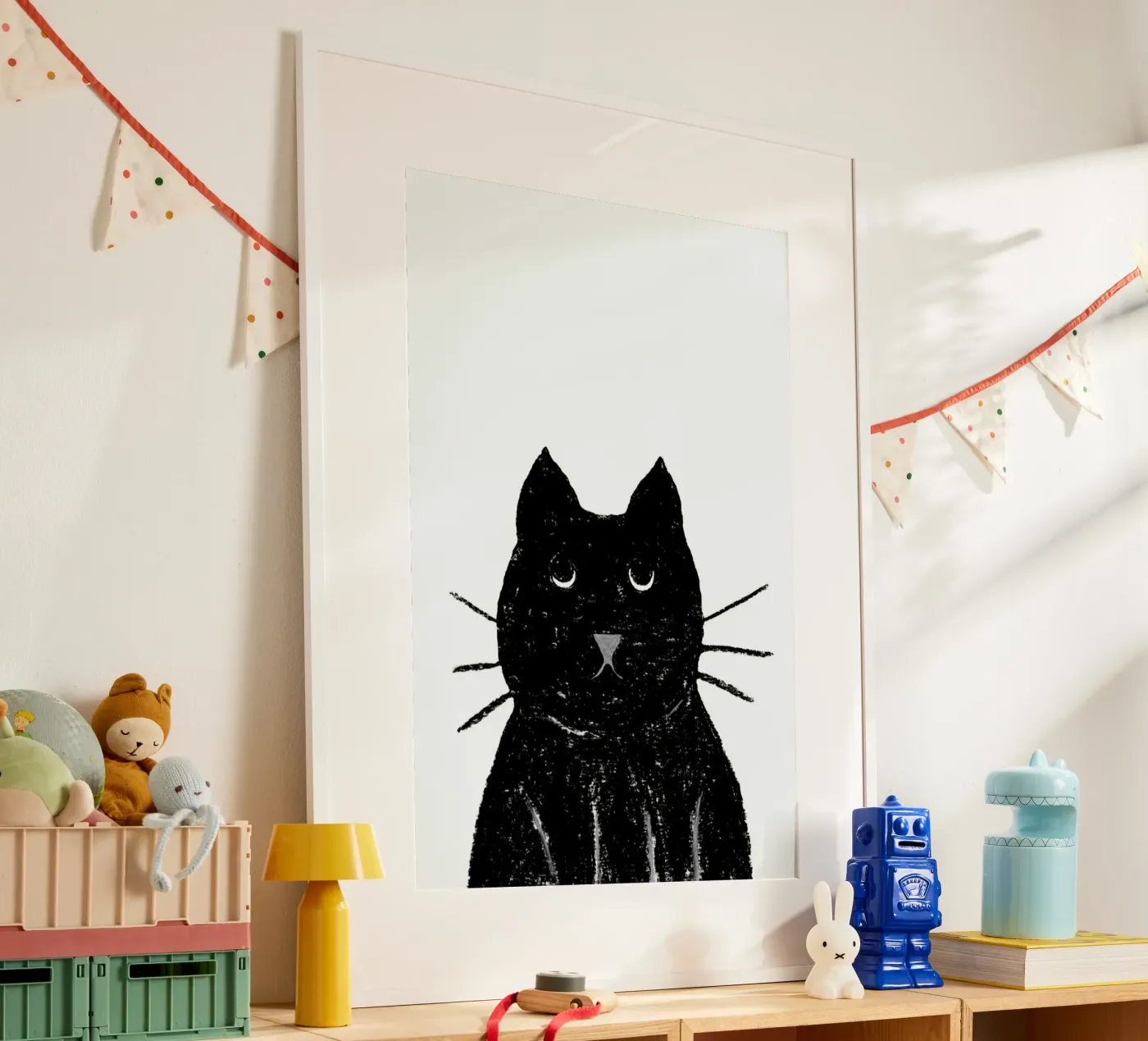 Innocent Cat poster van Atelier Mave