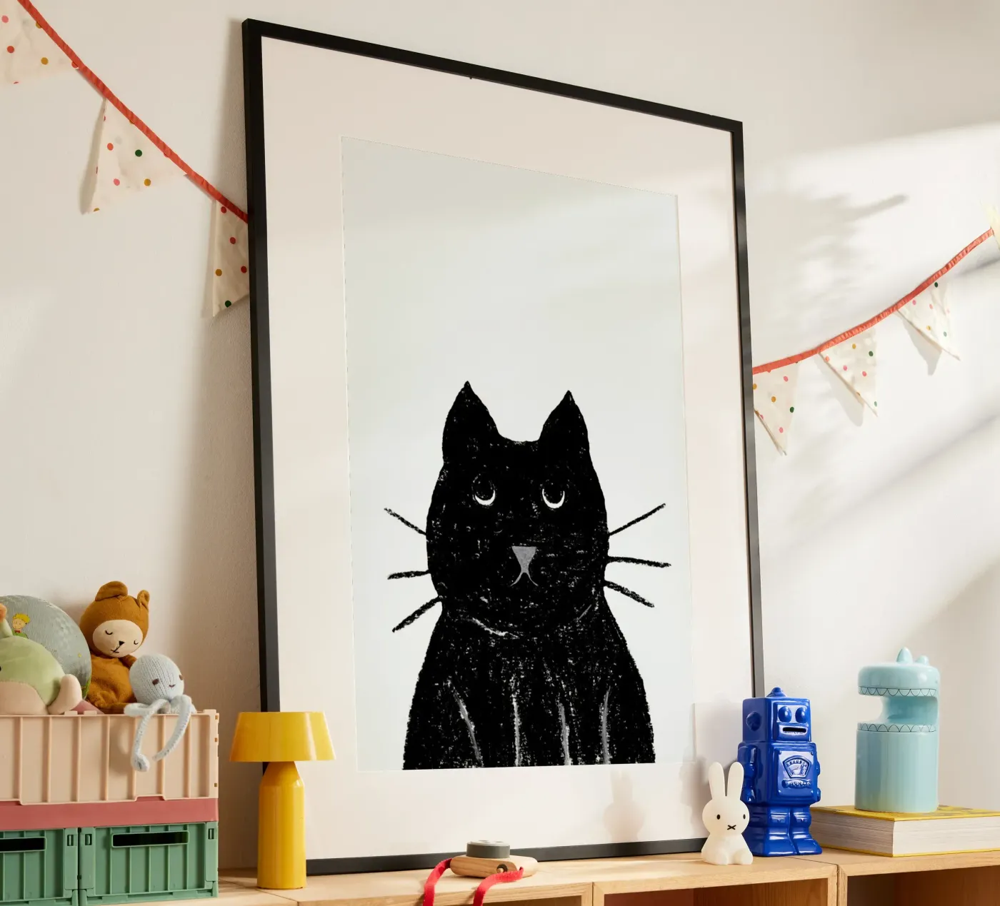 Innocent Cat poster van Atelier Mave