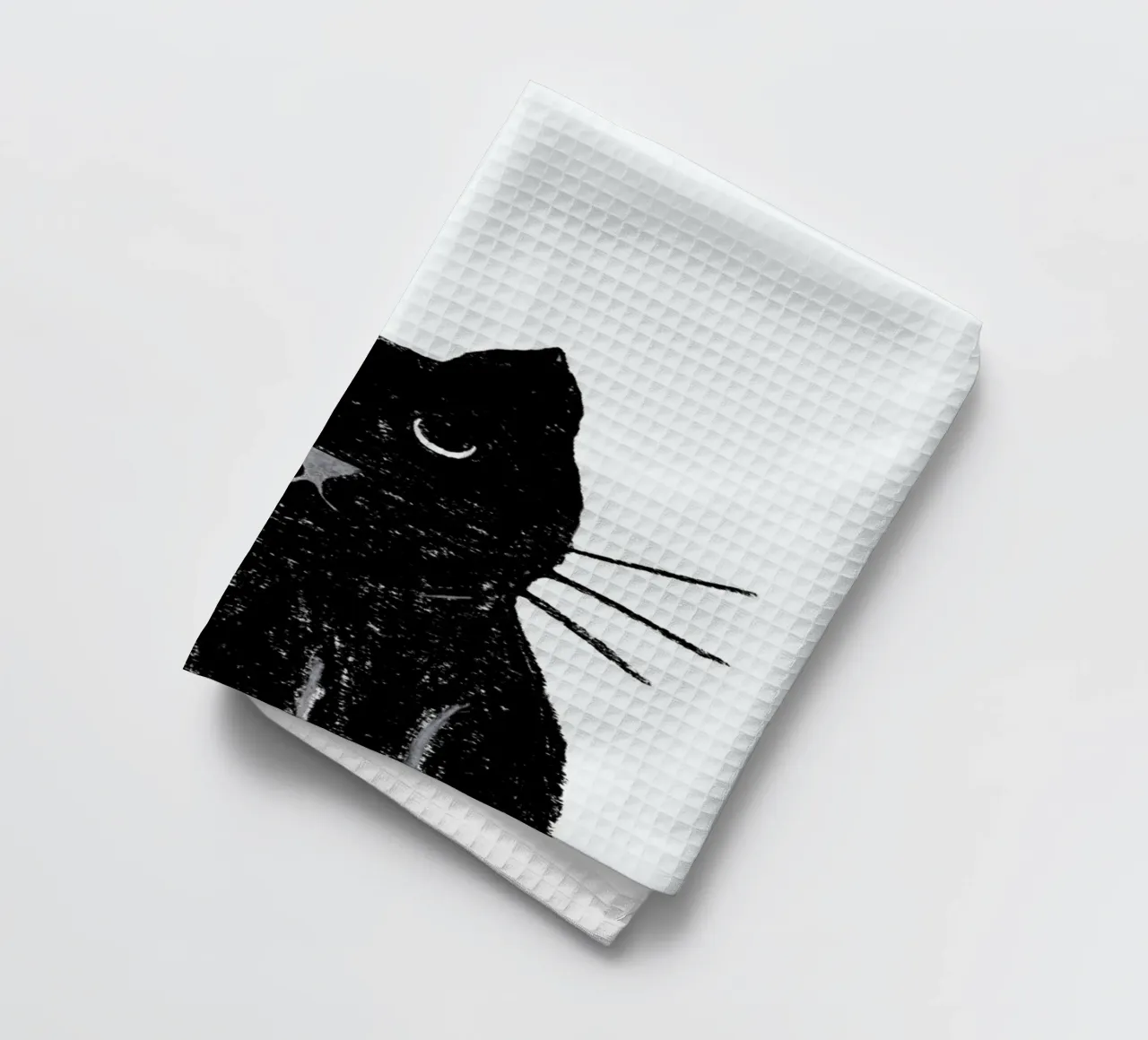 Innocent Cat canovaccio da cucina da Atelier Mave