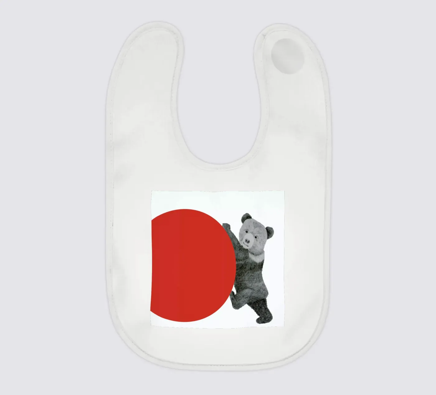 Bear Babylätzchen von Morgan Kendall