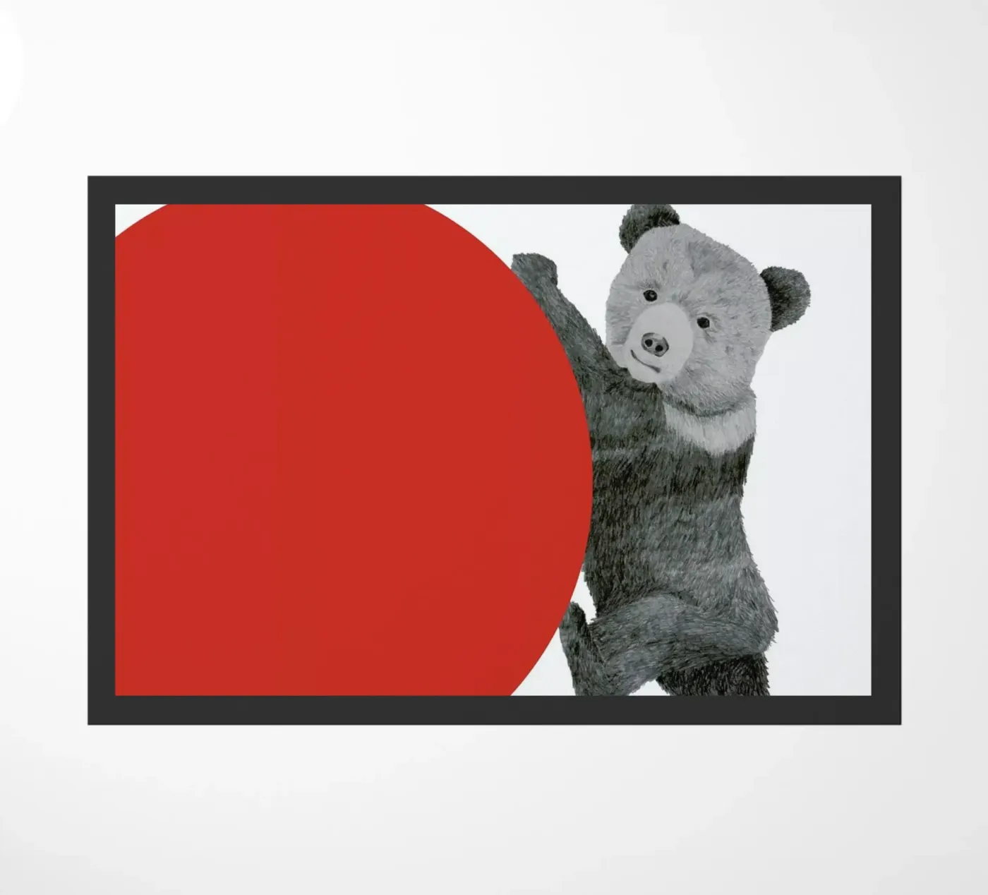 Bear doormat by Morgan Kendall