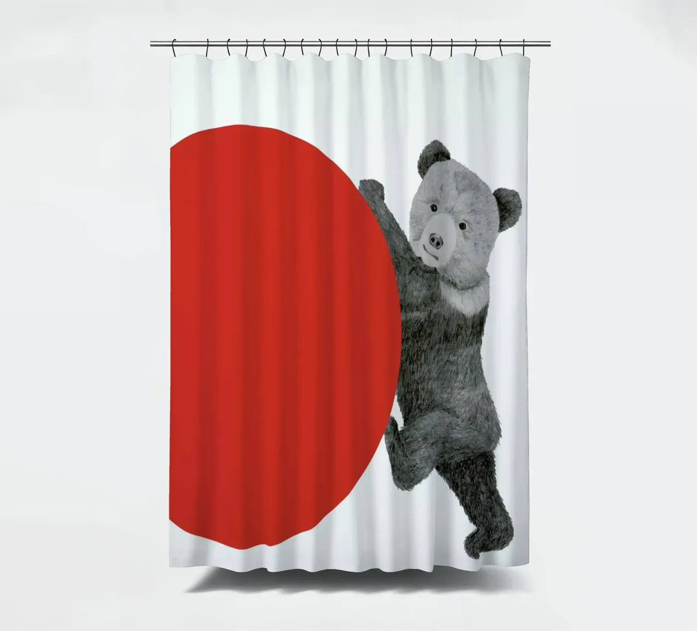 Bear Duschvorhang von Morgan Kendall