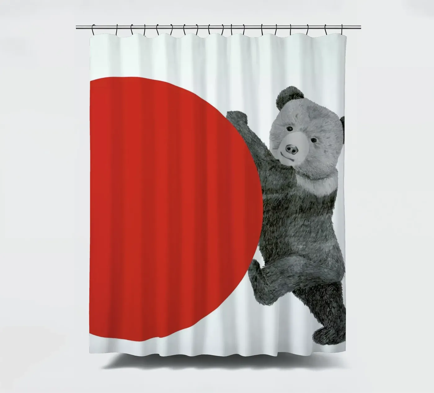 Bear Duschvorhang von Morgan Kendall