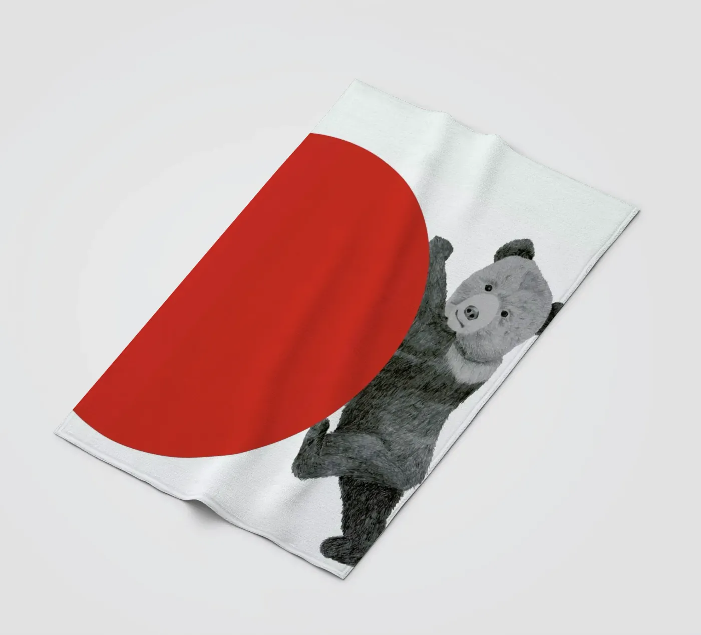 Bear fleece blanket by Morgan Kendall