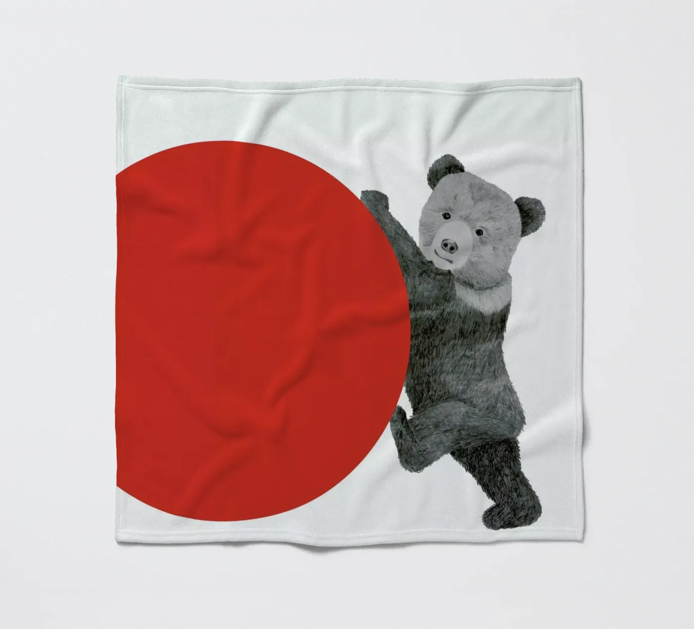 Bear fleece blanket by Morgan Kendall