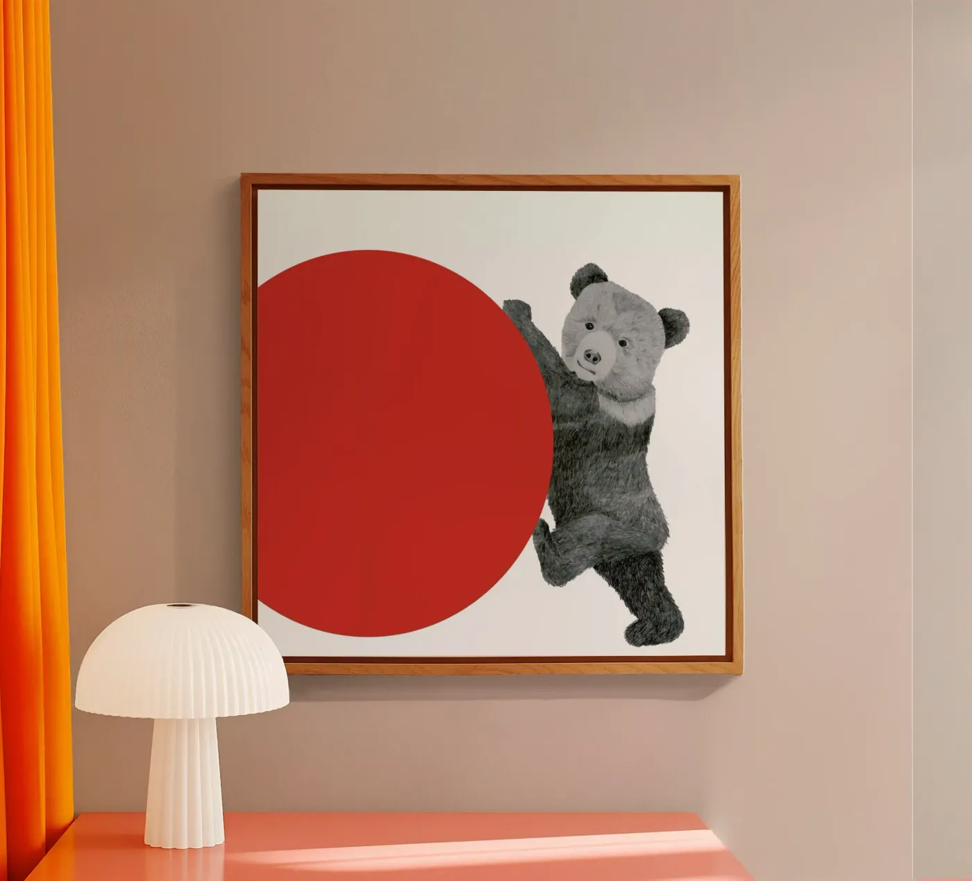 Bear plexiglass da Morgan Kendall