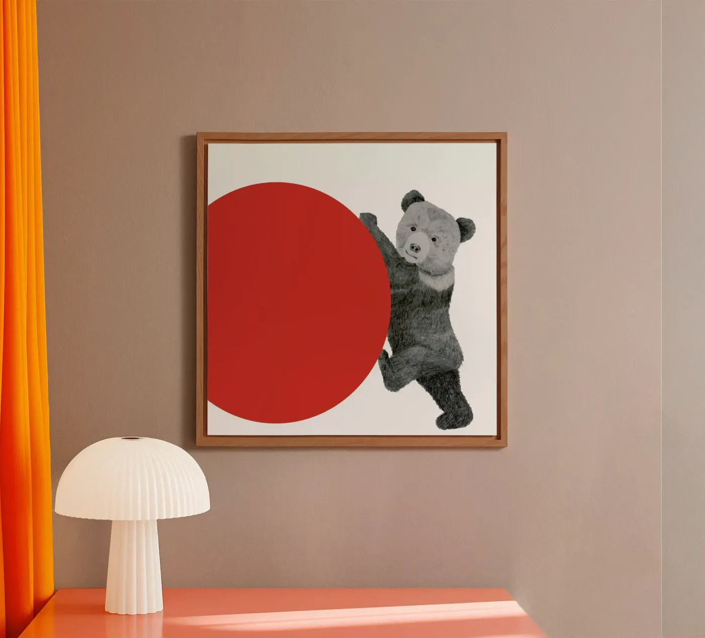Bear alluminio dibond da Morgan Kendall
