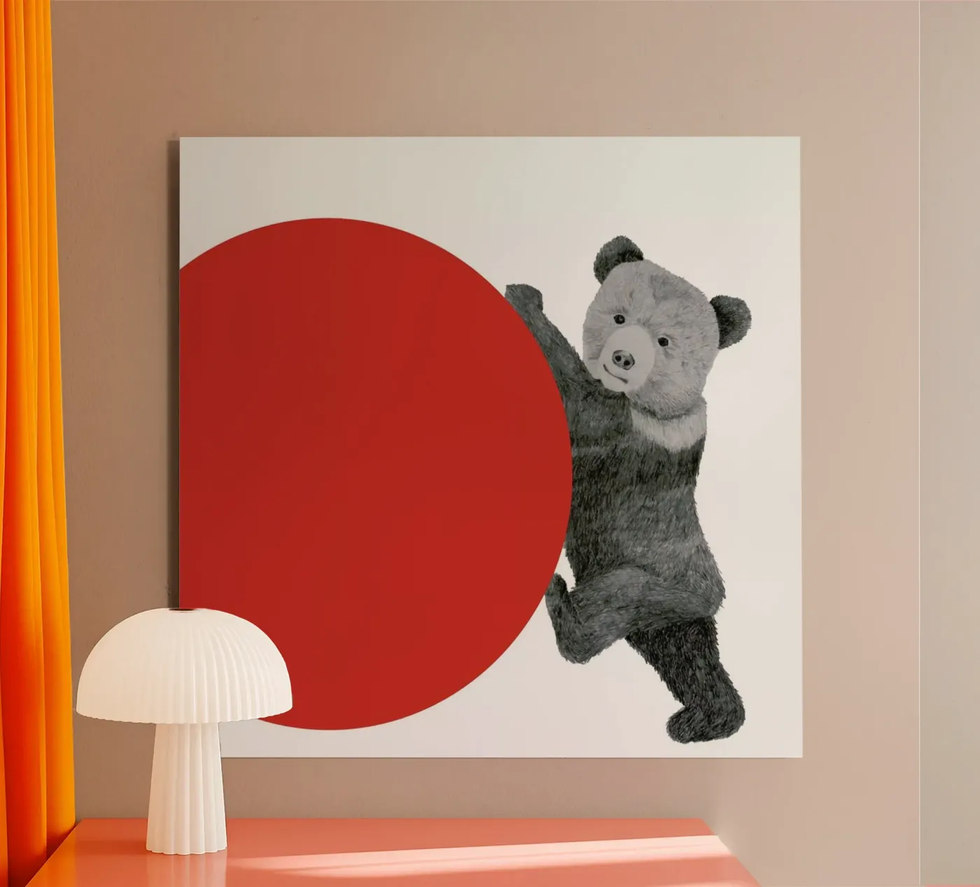 Bear alluminio dibond da Morgan Kendall