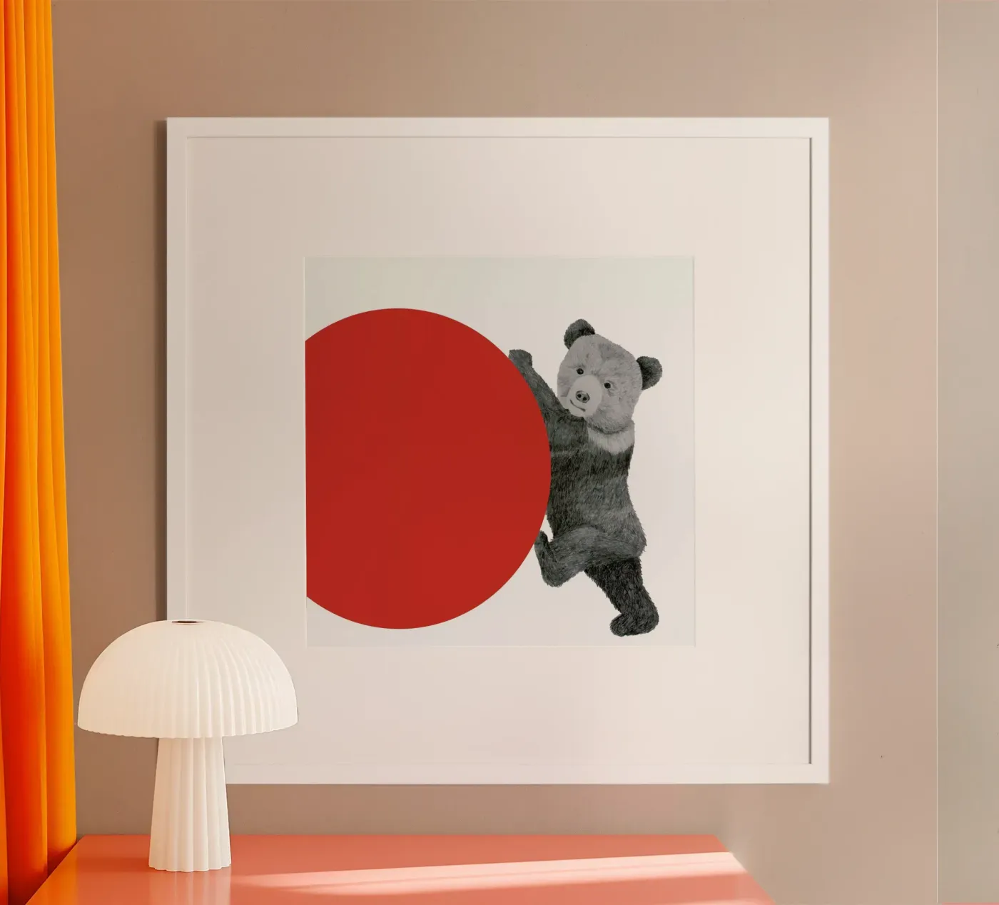 Bear Poster von Morgan Kendall