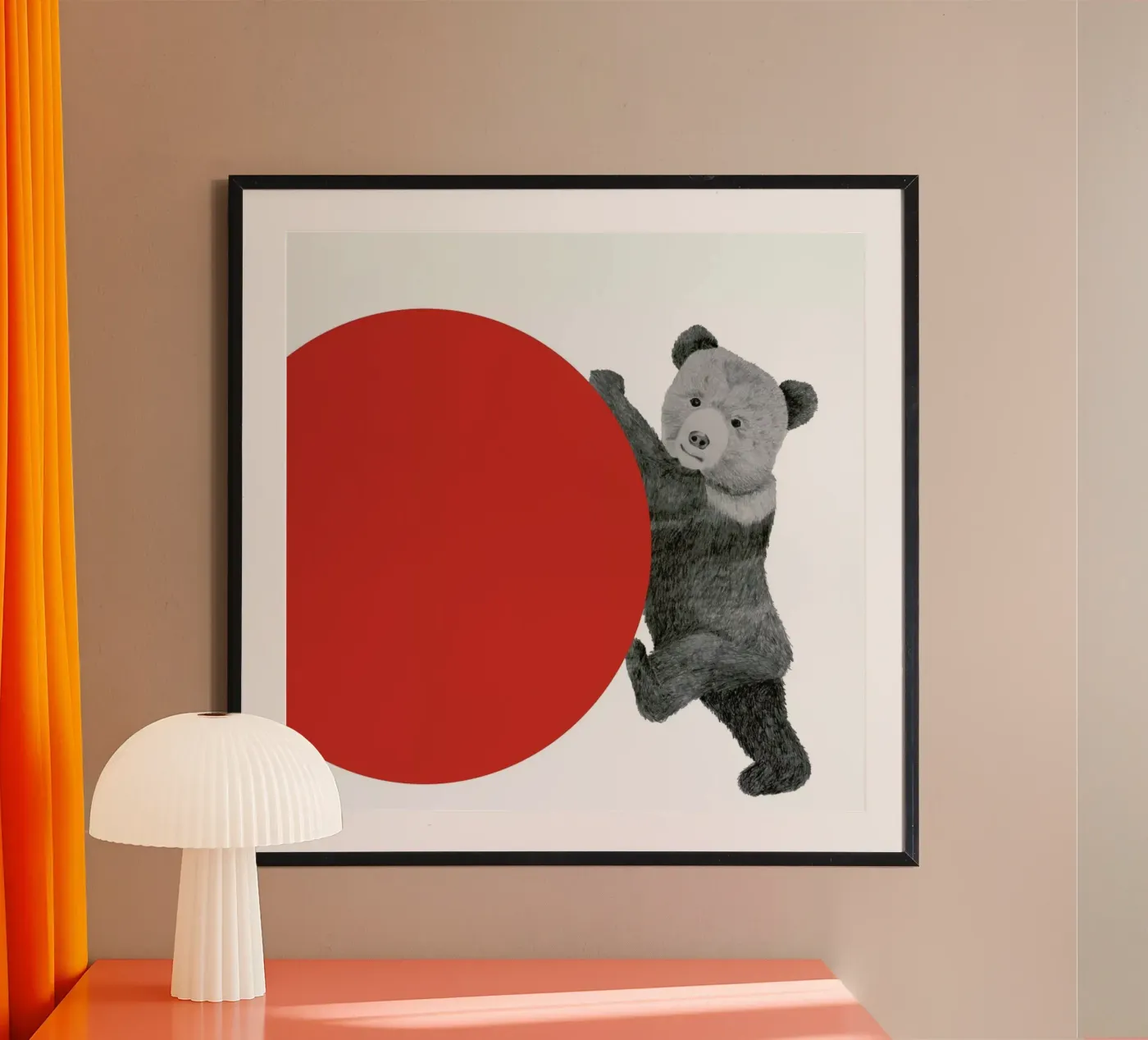 Bear Poster von Morgan Kendall
