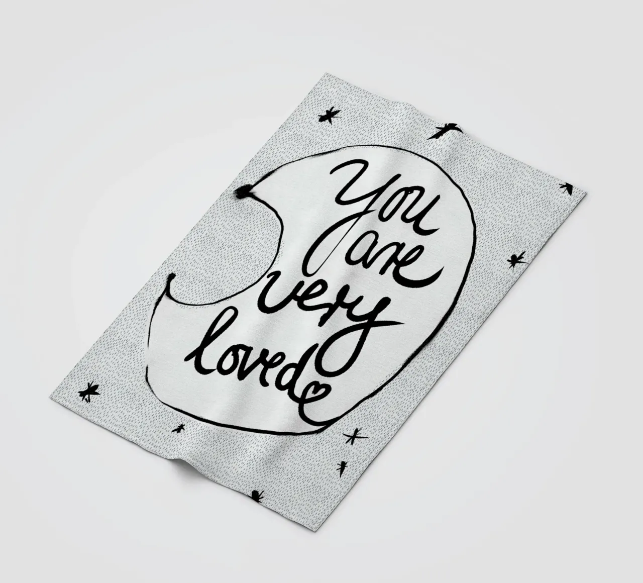 You Are Very Loved coperta in pile da treechild
