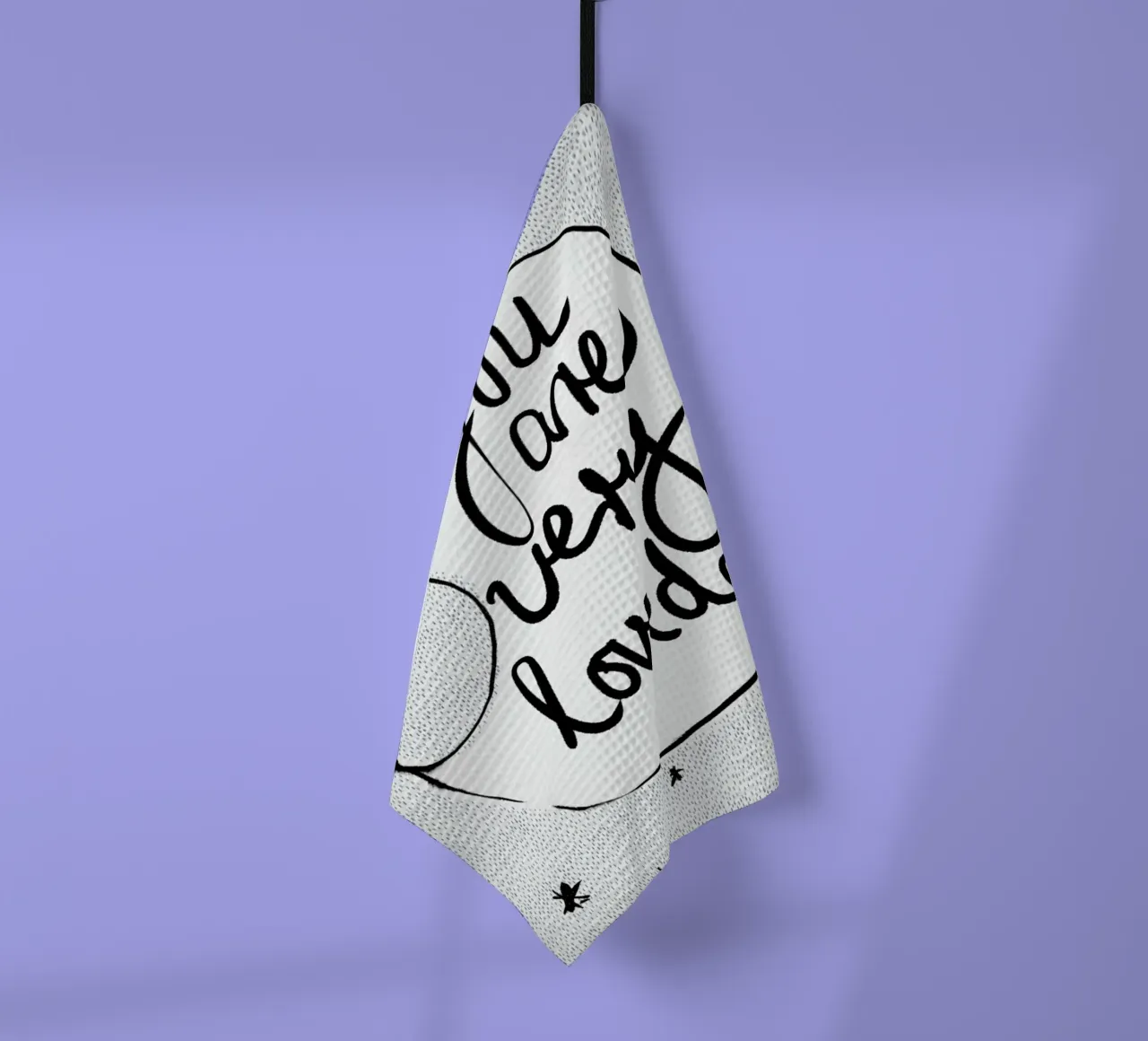 You Are Very Loved torchon de treechild