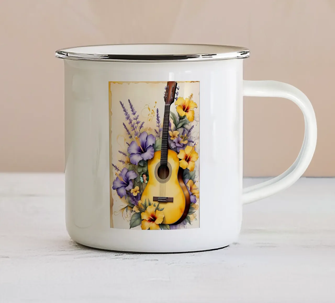 Arte minimalista 52 tazza in smalto da Erika C White