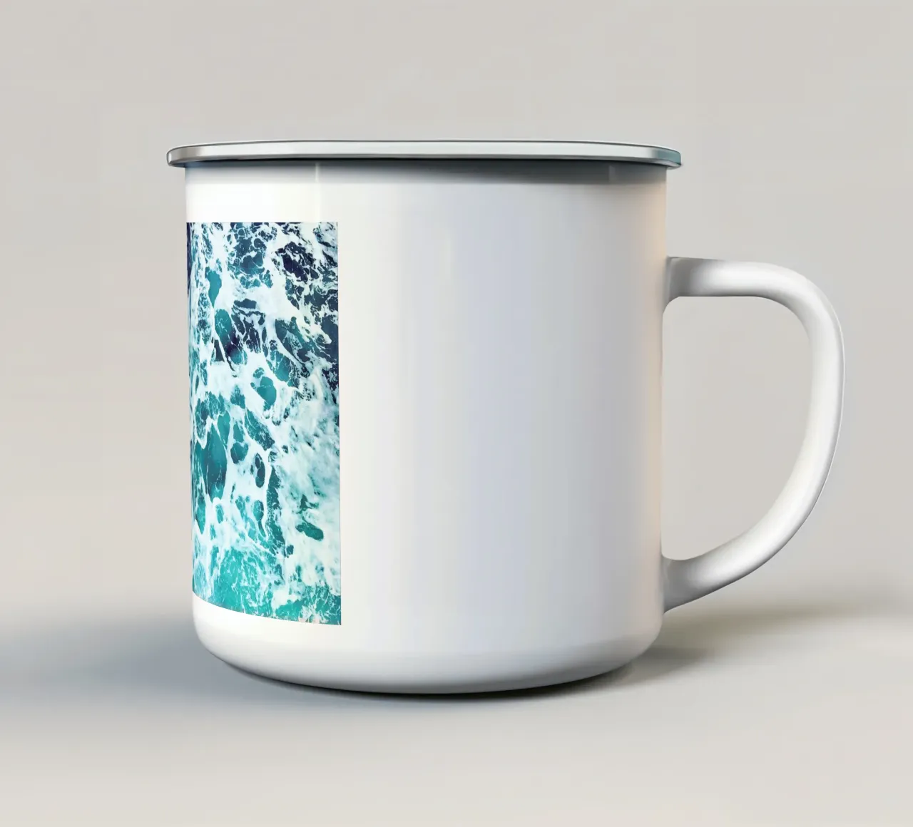 Print 219 tazza in smalto da Lila x Lola