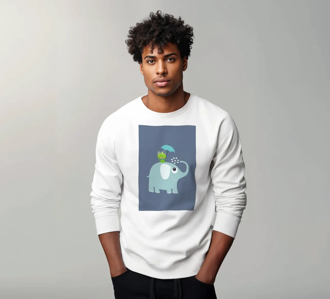 Elephant Frog felpa da JaySan Studio