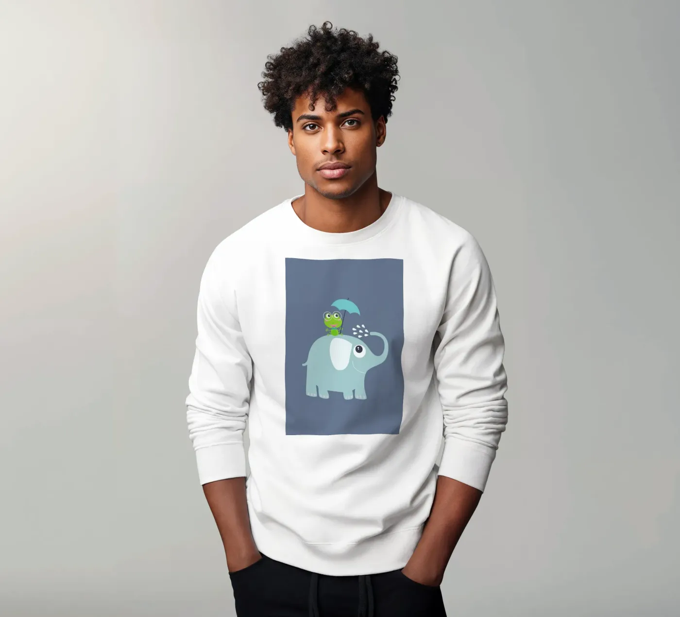 Elephant Frog felpa da JaySan Studio