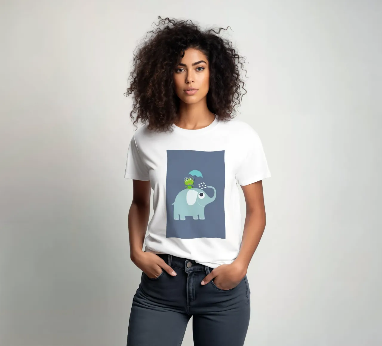 Elephant Frog t-shirt da JaySan Studio