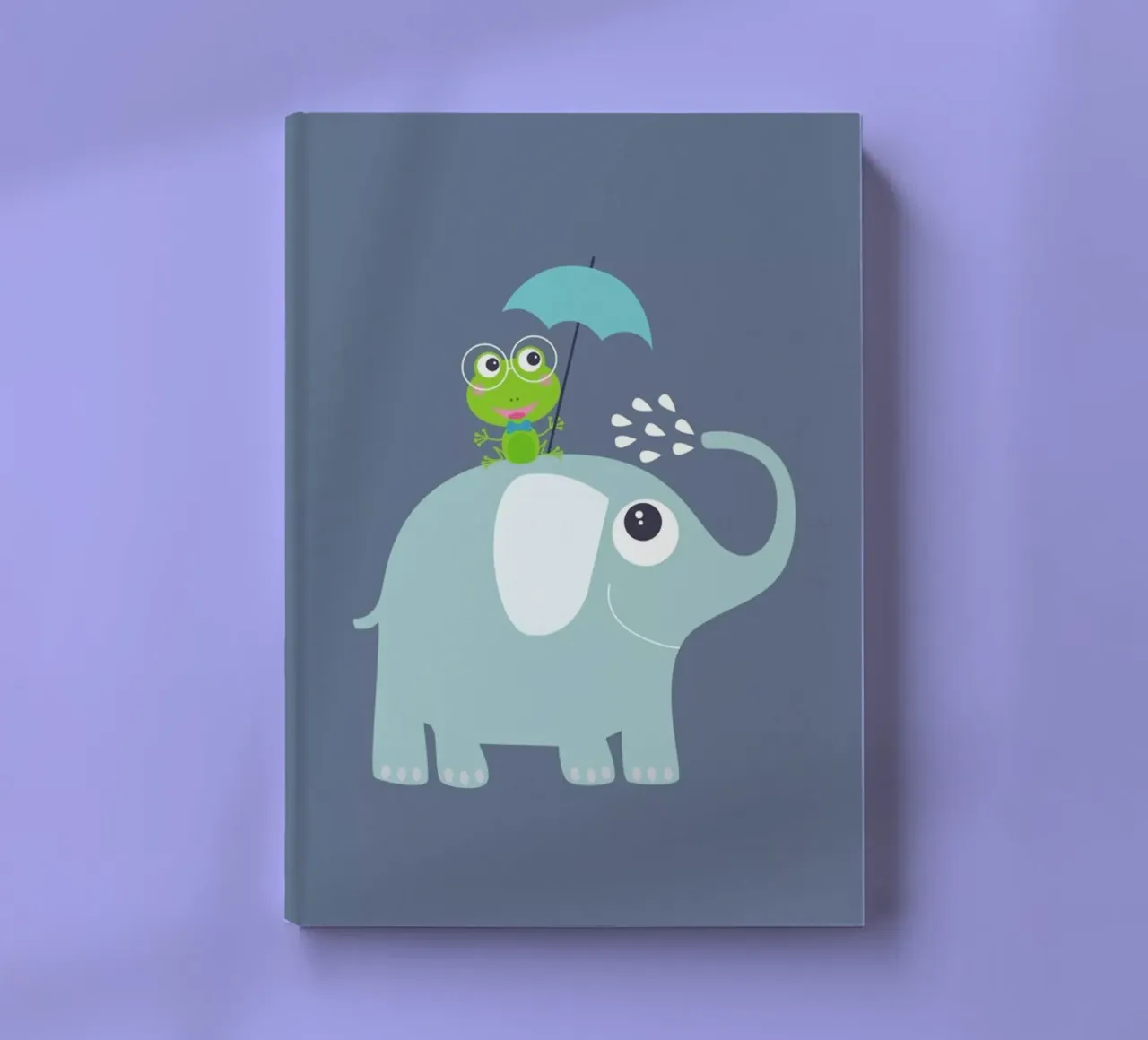 Elephant Frog notebook by JaySan Studio