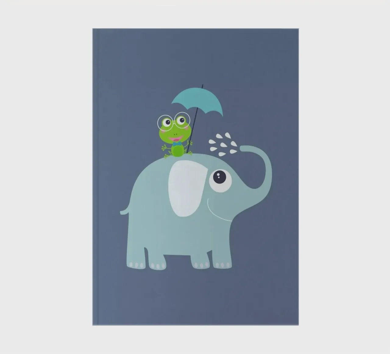 Elephant Frog notebook by JaySan Studio