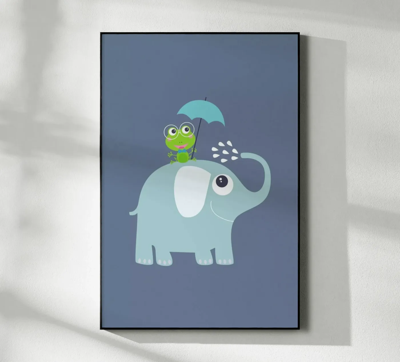 Elephant Frog plexiglas de JaySan Studio