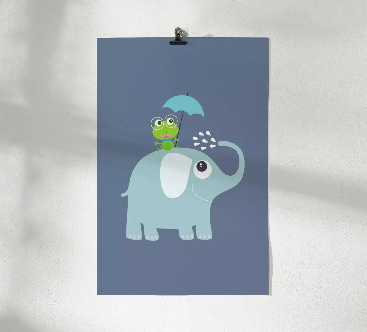 Elephant Frog poster da JaySan Studio