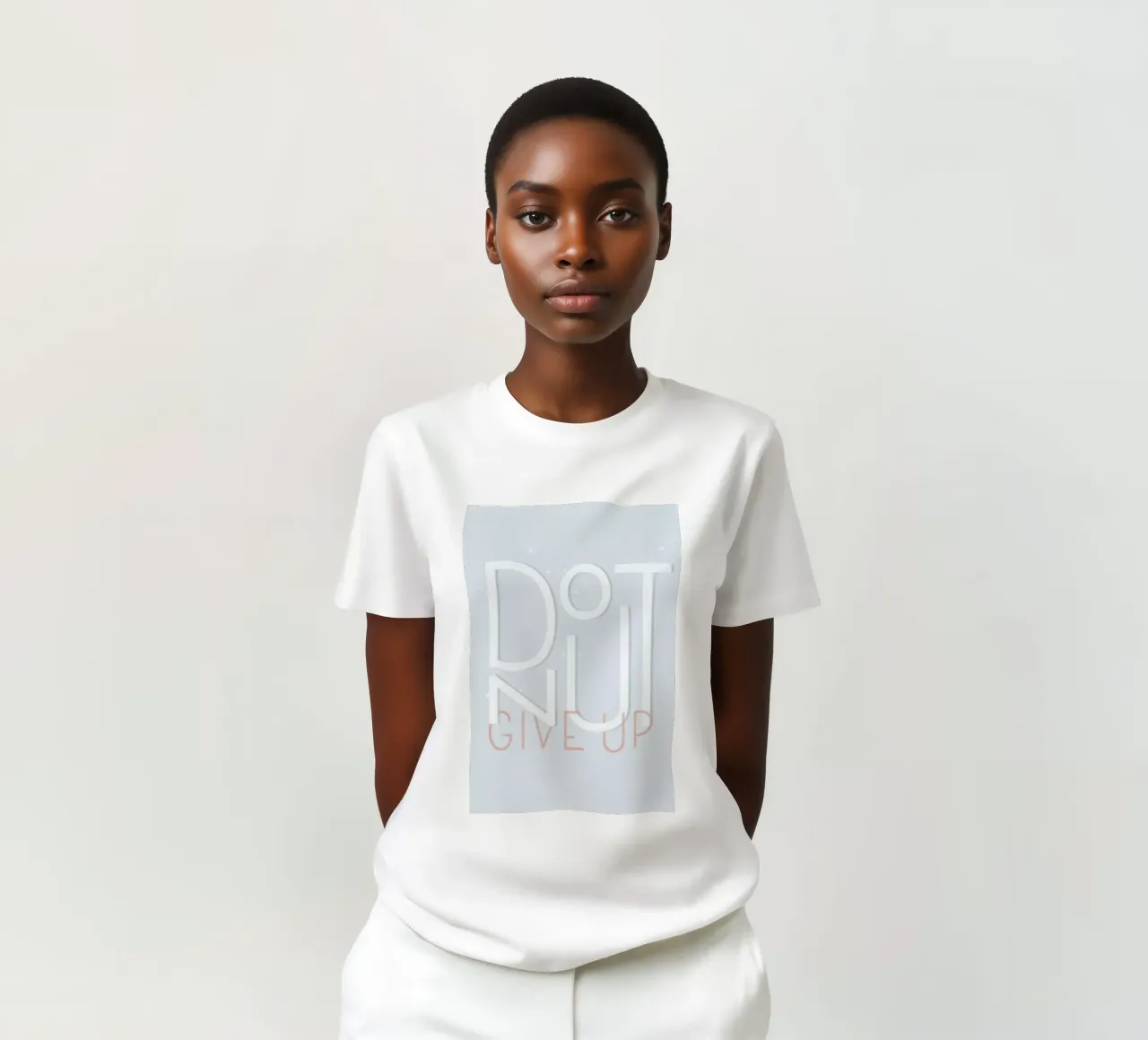 Donut Give Up t-shirt da Summerchamps