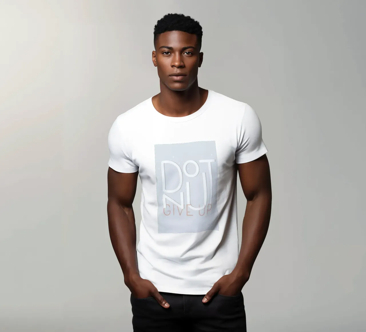 Donut Give Up t-shirt da Summerchamps