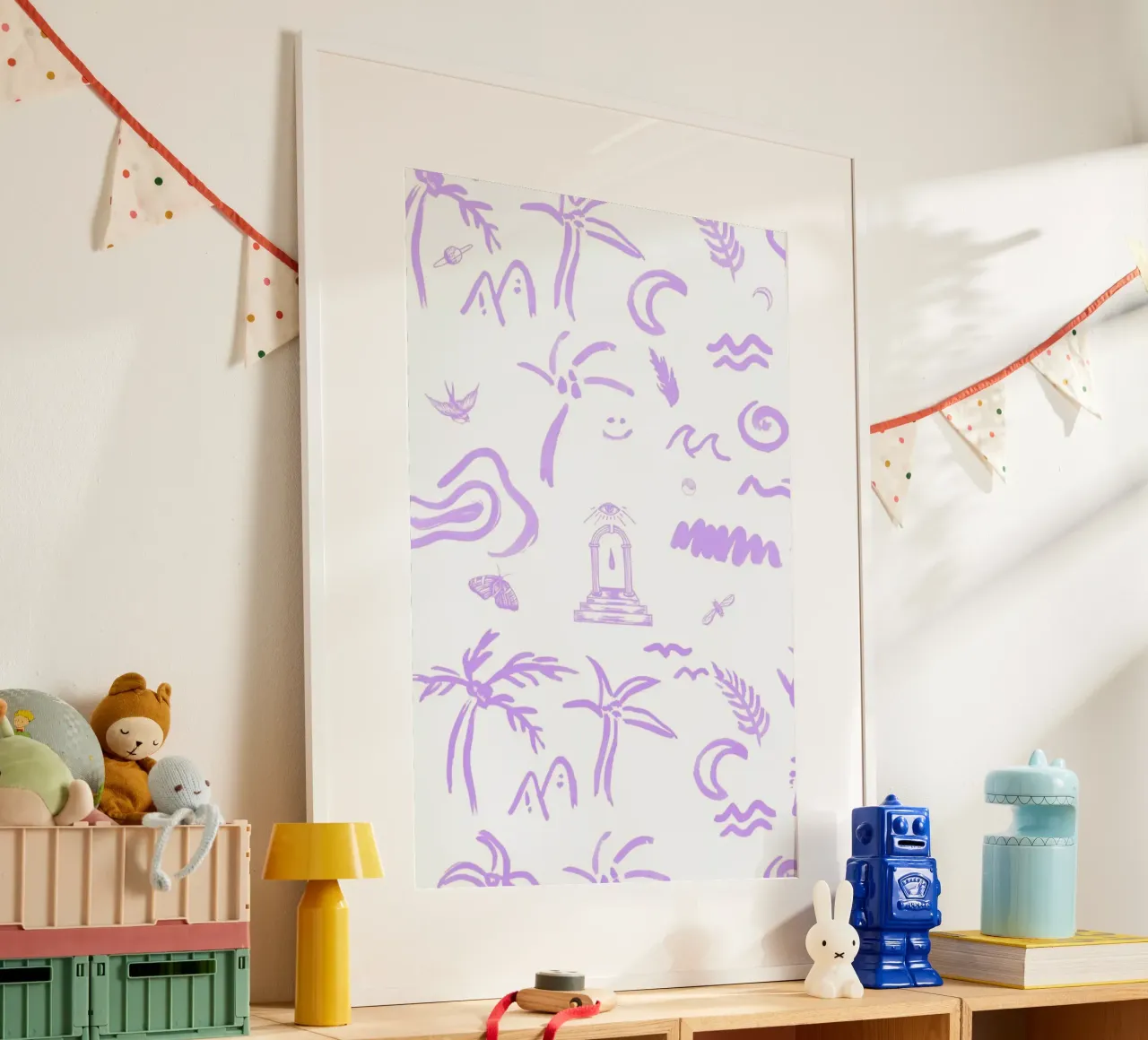 4EVA poster con telaio in legno da Daniela Roessler