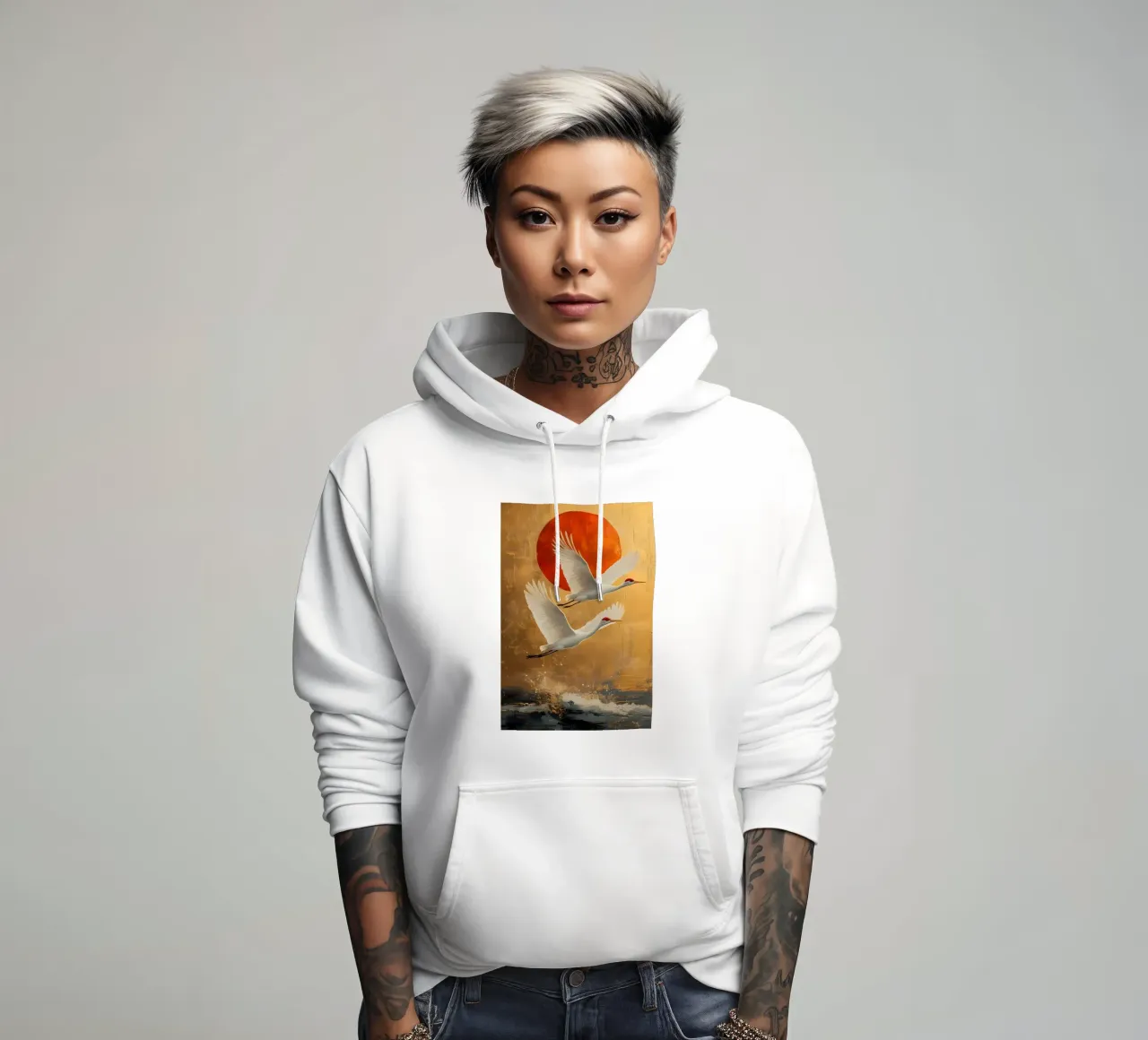 Arte minimalista 73 felpa con cappuccio da Erika C White