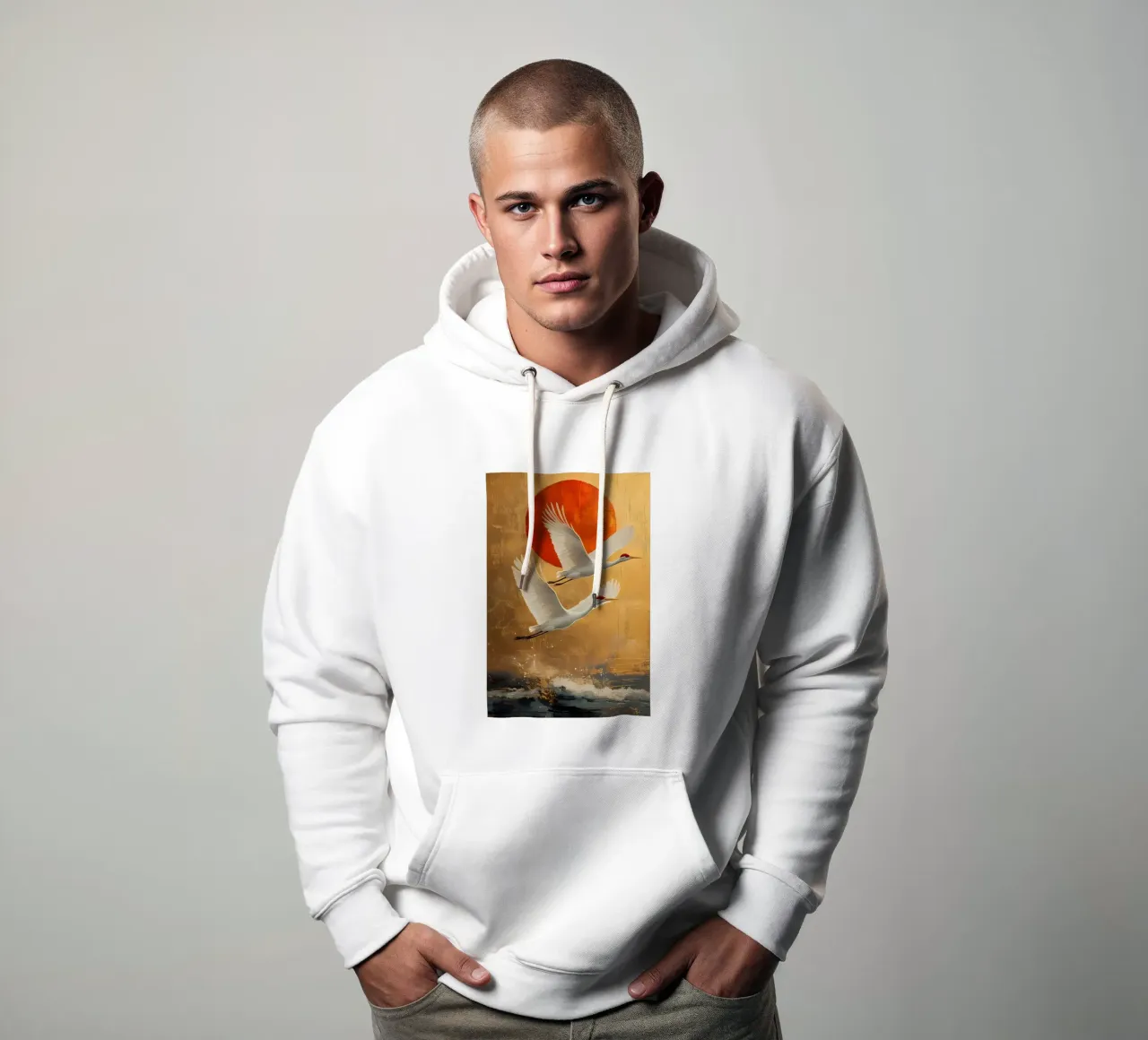 Arte minimalista 73 felpa con cappuccio da Erika C White