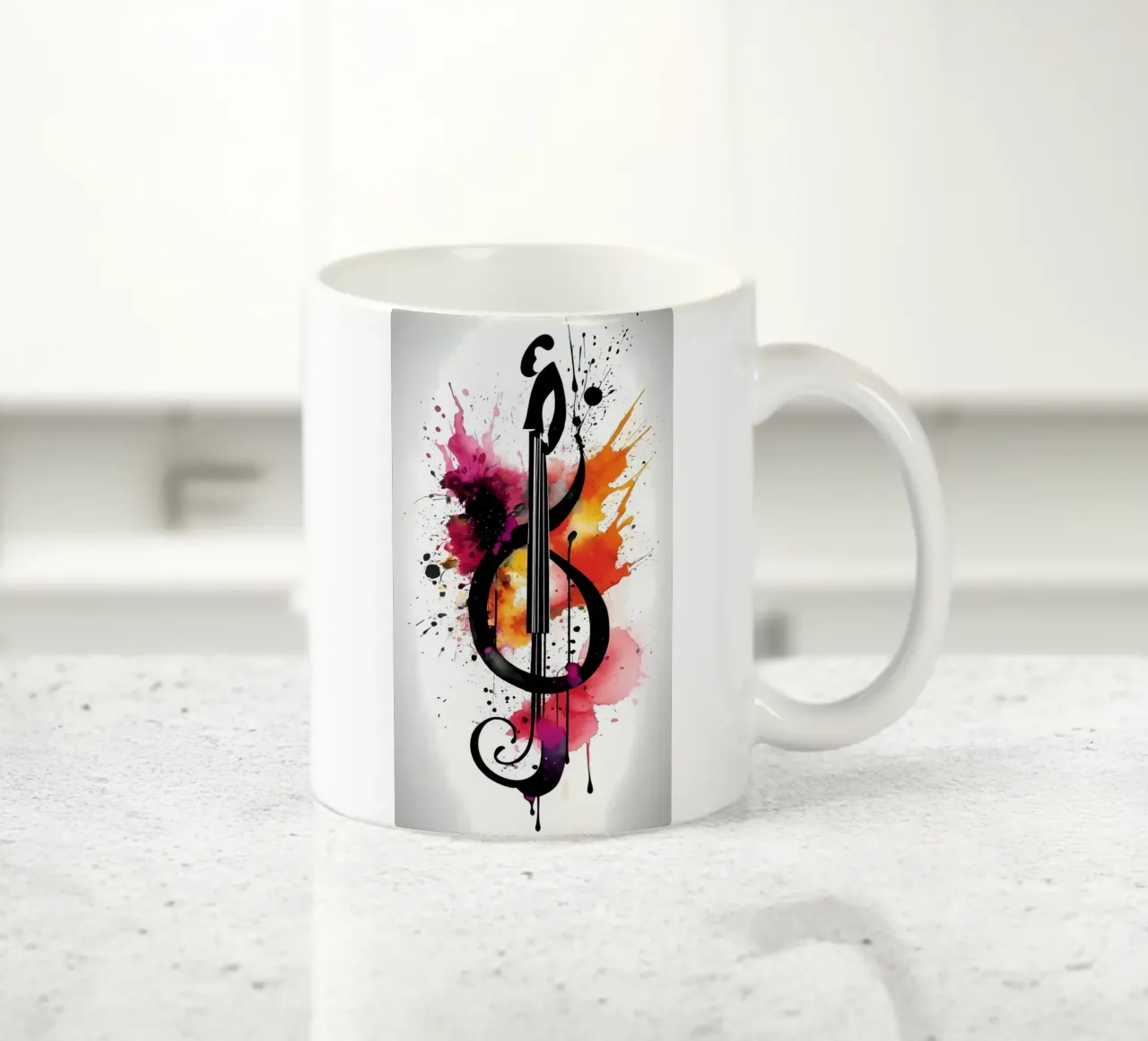 Arte minimalista 74 tazza in ceramica da Erika C White