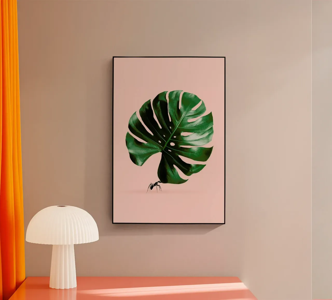 Monstera Ant plexiglass da Jonas Loose