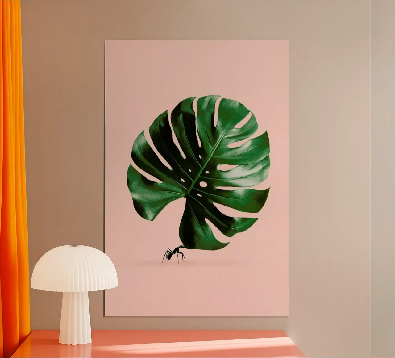 Monstera Ant poster da Jonas Loose