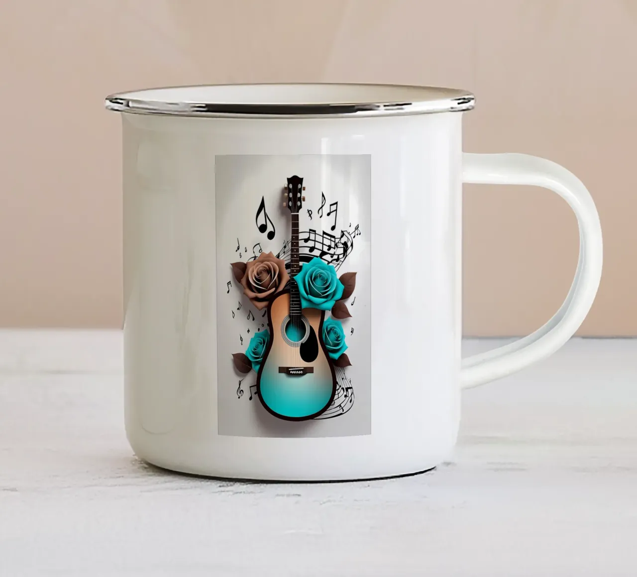 Arte minimalista 81 tazza in smalto da Erika C White