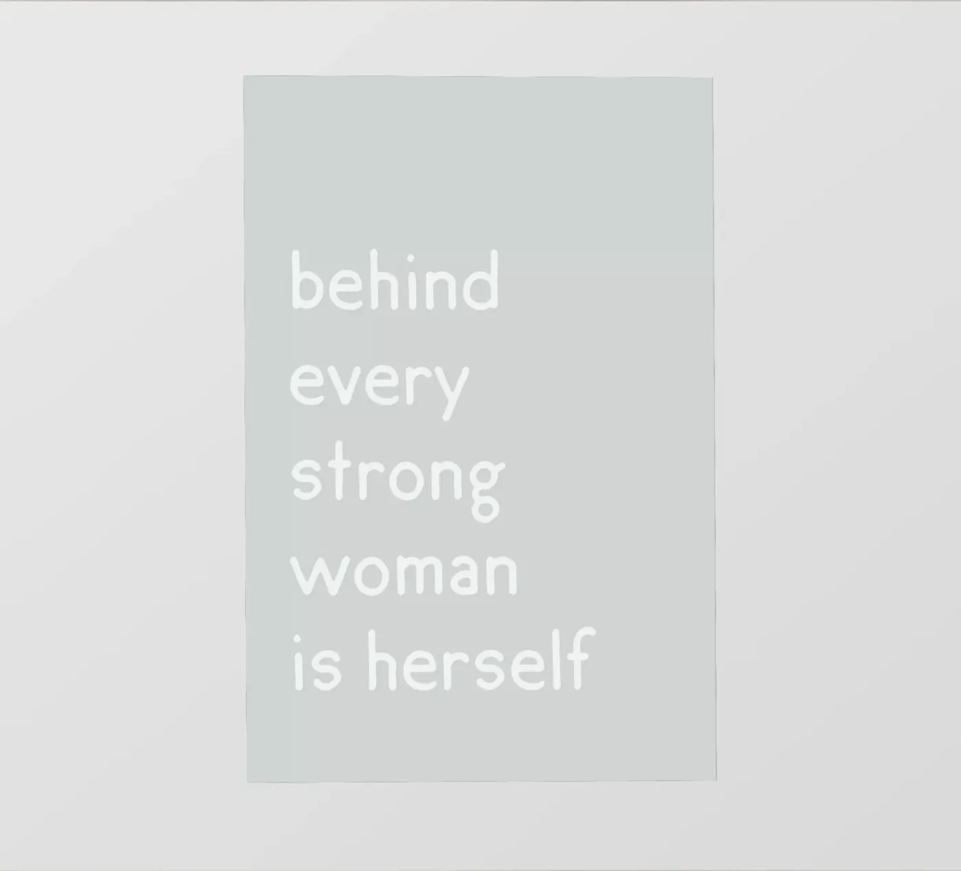 Herself backlit film by Studio One