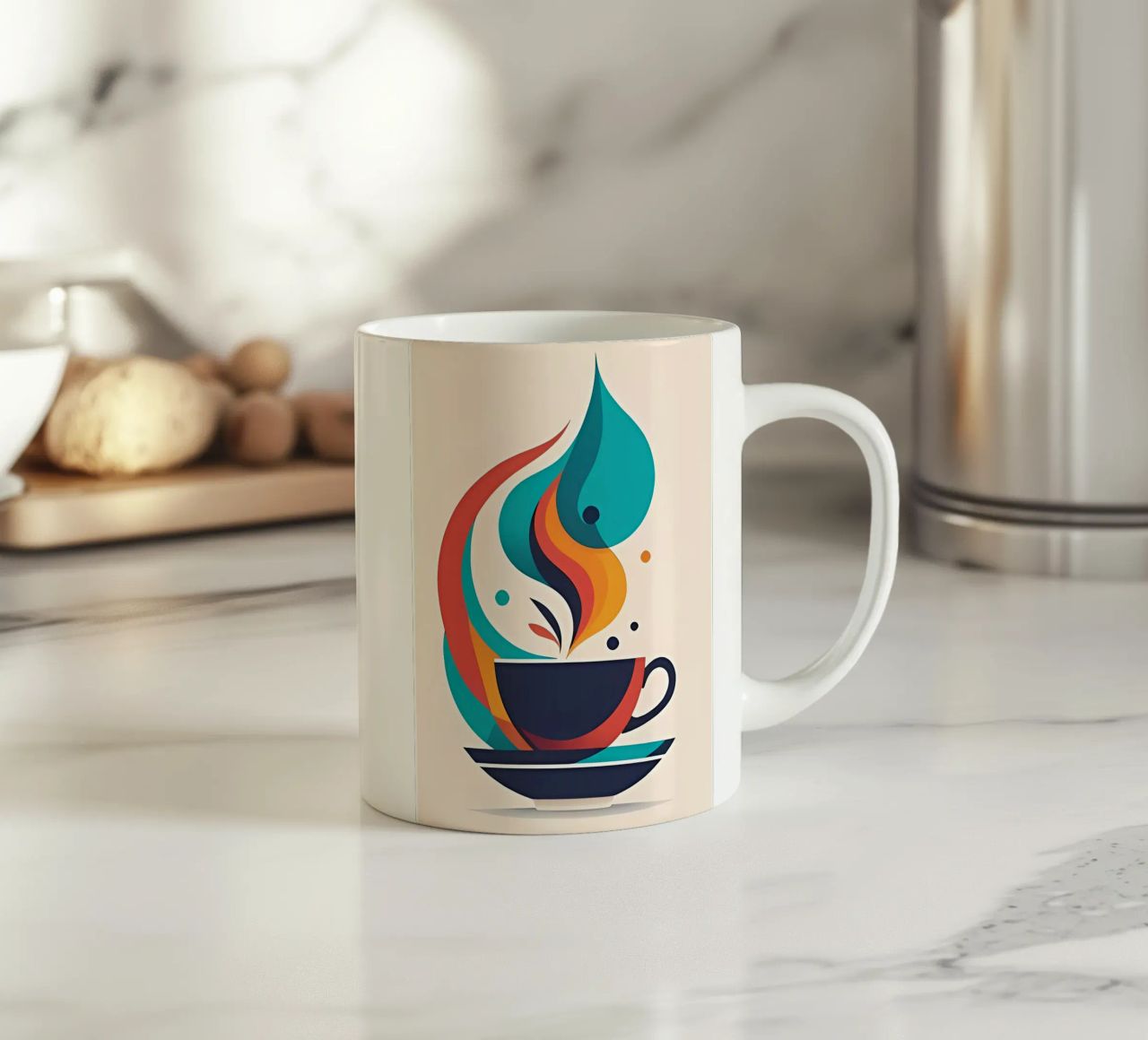 Minimalist Art 83 ceramic mug by Erika C White