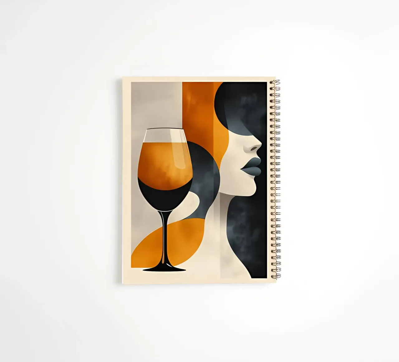 Minimalist Art 85 spiral notebook by Erika C White