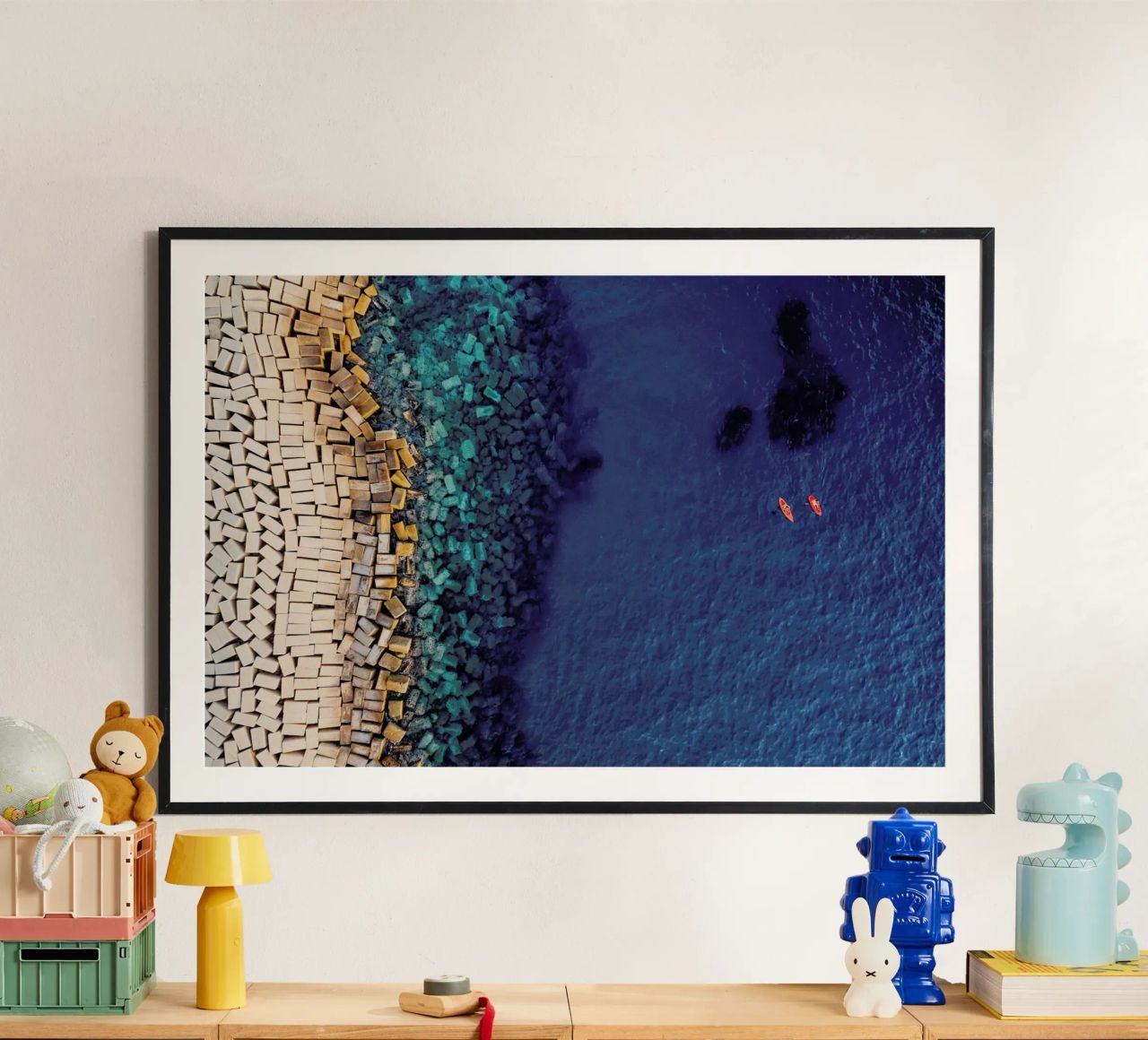 From Above II - Antonio Carrillo Lopez Poster mit Kunststoffrahmen von Pictufy