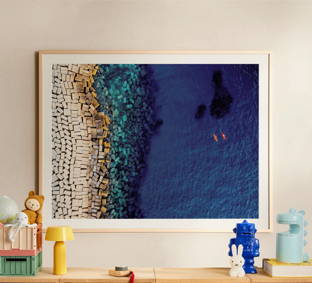 From Above II - Antonio Carrillo Lopez Poster mit Kunststoffrahmen von Pictufy